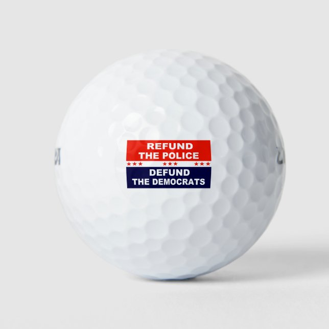Die Polizei entschädigen die Demokraten Golfball (Vorderseite)