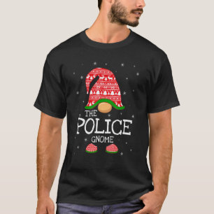 Die Polizei gewinnt Weihnachten Matching Familie X T-Shirt