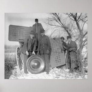 Die Polizei startete das illegale Kasino, 1932. Vi Poster