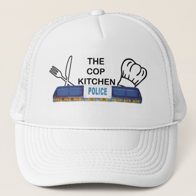 Die Polizist Kitchen Ball Cap Truckerkappe (Vorderseite)