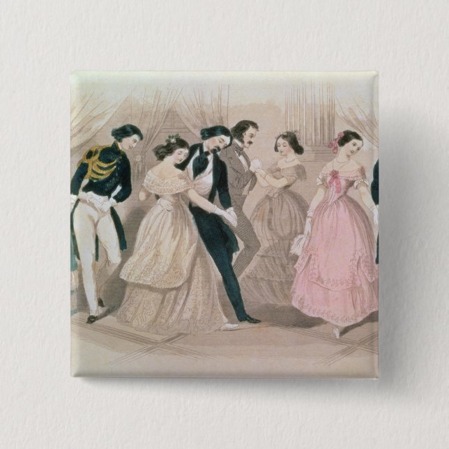 Die Polka-Moden, von Godeys Book Dame Button (Vorderseite)