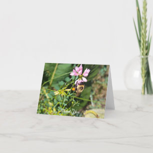 Die Pollinationssaison ist vorbei Dankeskarte