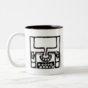 Die polyglot-Tasse Zweifarbige Tasse
