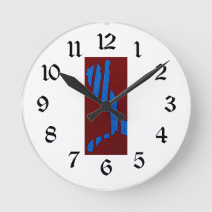 Die Ponce Runde Wanduhr