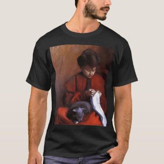 Die Pont Saint-Michel und Notre Dame Albert Marque T-Shirt
