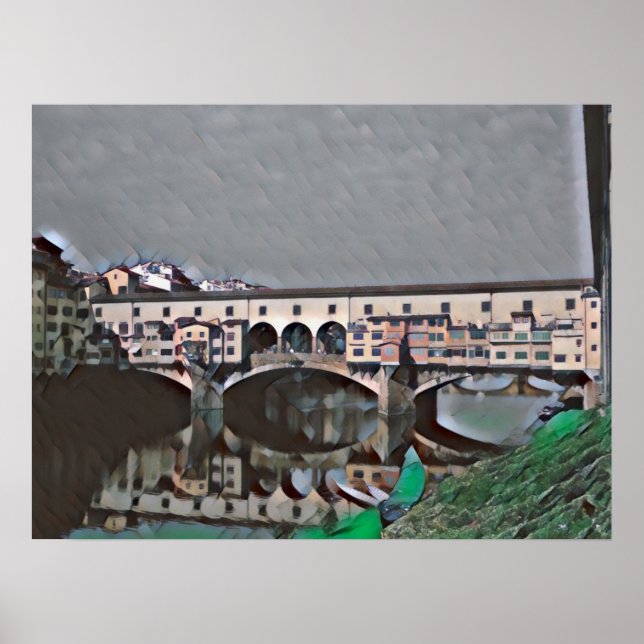 Die Ponte Vecchio Poster (Vorne)