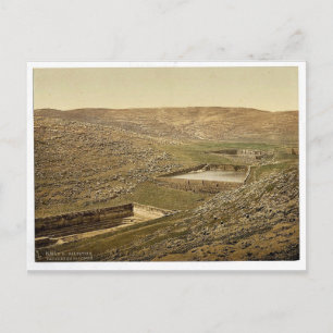 Die Pools von Solomon, Bethlehem, Heiligem Land (d Postkarte