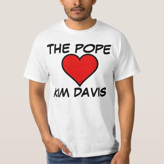 DIE POPE-LIEBEN KIM DAVIS-T - Shirt (Vorderseite)
