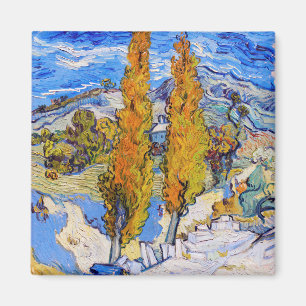 Die Poplars in Saint-Rémy, Van Gogh Magnet