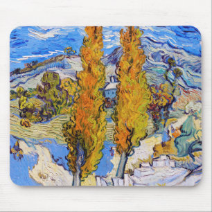 Die Poplars in Saint-Rémy, Van Gogh Mousepad