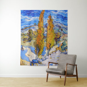 Die Poplars in Saint-Rémy, Van Gogh Wandteppich
