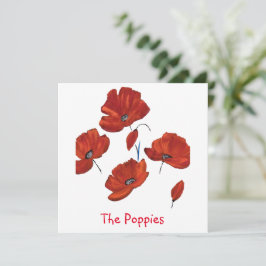 Die Poppies Karte