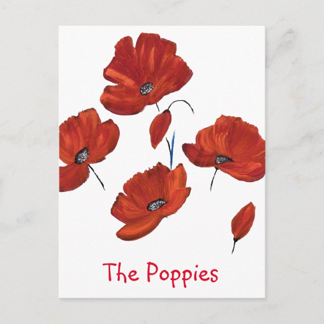 Die Poppies Postkarte (Vorderseite)