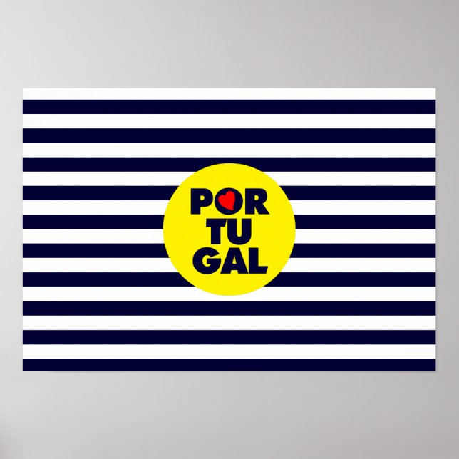 Die portugiesische Sonne Poster (Vorne)