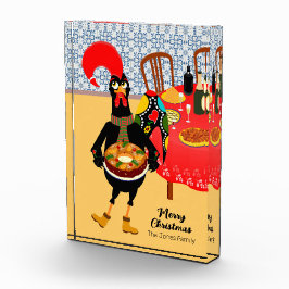 Die portugiesischen Rooster-Lieben King Cake Fotoblock