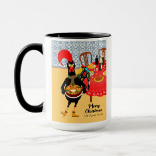 Die portugiesischen Rooster-Lieben King Cake Tasse