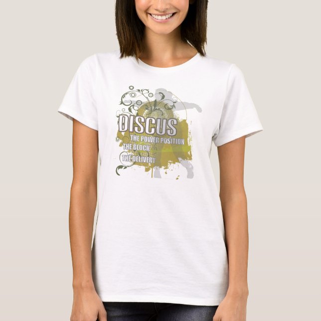 Die Position des Powers. Der Block. Die Lieferung T-Shirt (Vorderseite)
