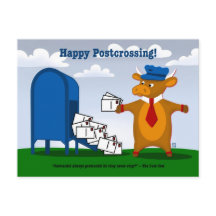Die Postcrossing Postkuh Postkarten