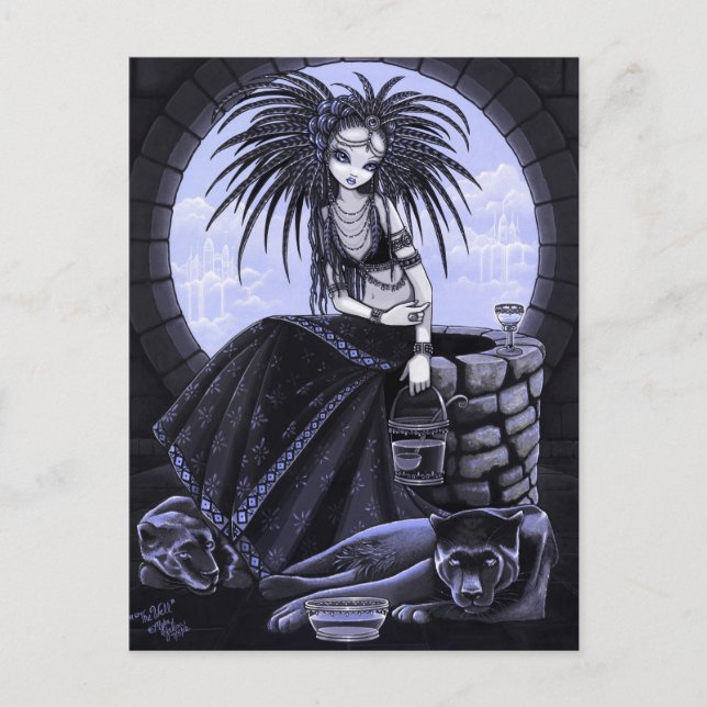 Die Posterkarte für die Fusionswassermatte des Bru Postkarte (Vorderseite)