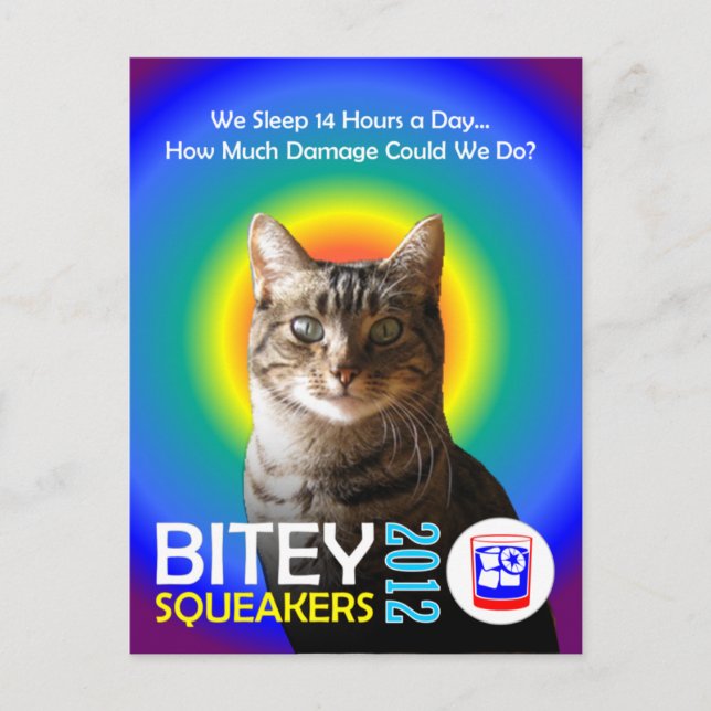 Die Postkarte Bitey/Squeakers Ticket (TM) 3 (Vorderseite)