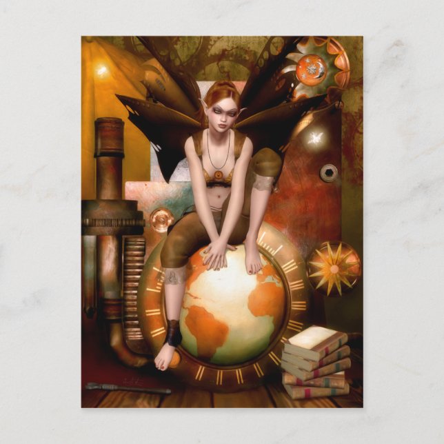 Die Postkarte der Fee Tinker (Vorderseite)