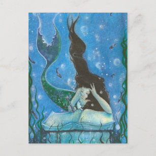 Die Postkarte der Meerjungfrau