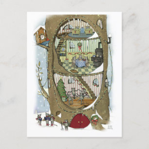 Die Postkarte der Weihnachtsmäuse