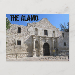 Die Postkarte des Alamo San Antonio Texas