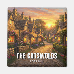 Die Postkarte des Cotswolds-Dorfes Magnet
