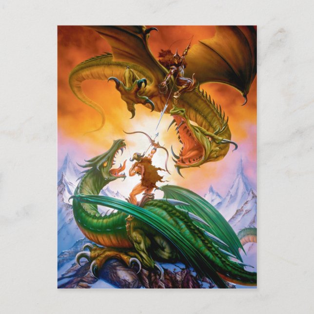 Die Postkarte des Duelldrachen (Vorderseite)