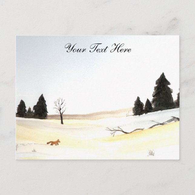 Die Postkarte des kleinen Fuchs (Vorderseite)