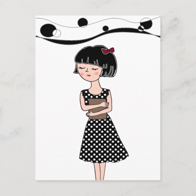 Die Postkarte für Bücher (Vorderseite)