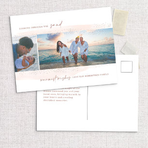 Die Postkarte für das Sand Holiday Foto durchquere
