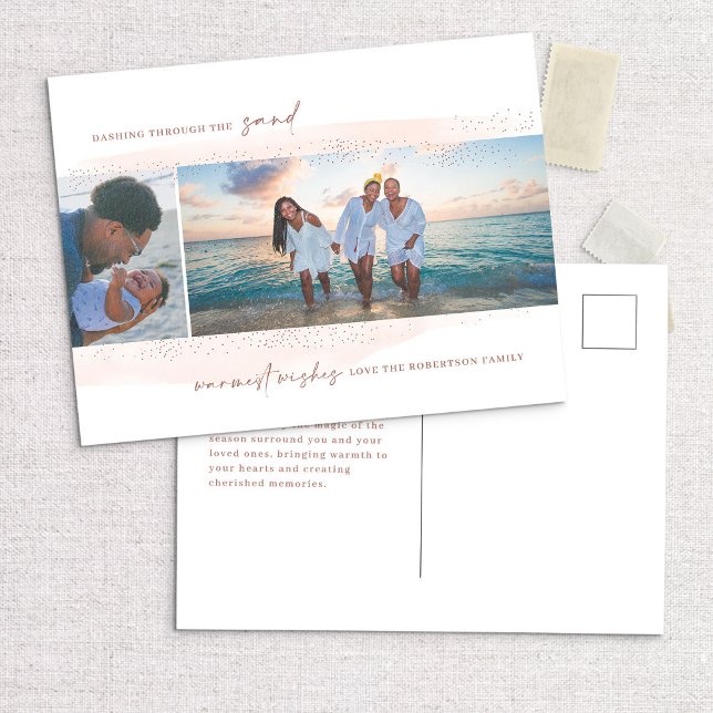 Die Postkarte für das Sand Holiday Foto durchquere (Von Creator hochgeladen)