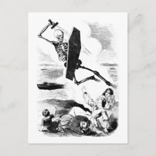 Die Postkarte für die Quarintine Frage