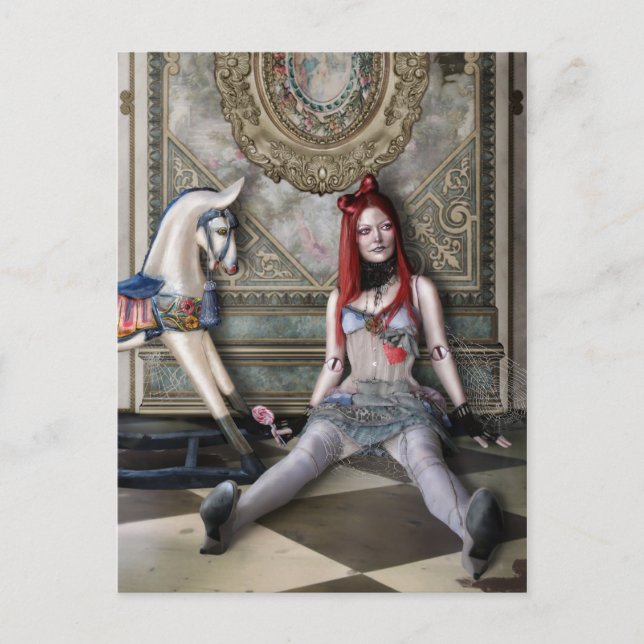 Die Postkarte verlorenes Spielzeug (Vorderseite)