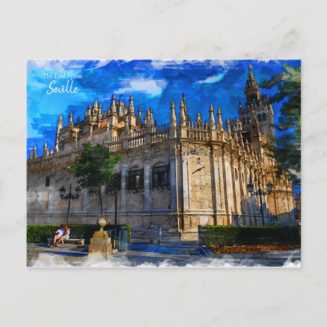 Die Postkarte von Sevilla (Vorderseite)