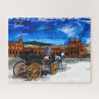 Die Postkarte von Sevilla Puzzle