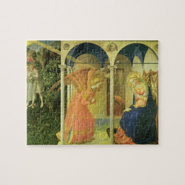 Die Prado-Ankündigung von Fra Angelico Puzzle (Horizontal)