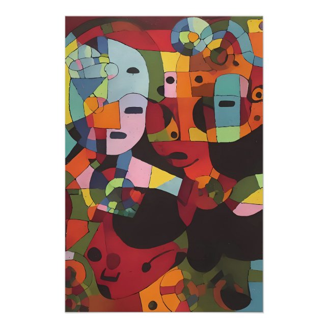 Die praktische Abstraktion - Ken Gage Art Poster (Vorderseite)