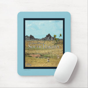 Die Prärienländer von South Dakota Mousepad