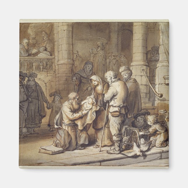 Die Präsentation Christi im Tempel Magnet (Vorne)