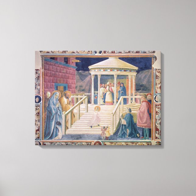 Die Präsentation der gesegneten Jungfrau Mary Leinwanddruck (Vorderseite)