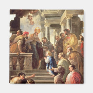 Die Präsentation der Jungfrau im Tempel (Öl Magnet