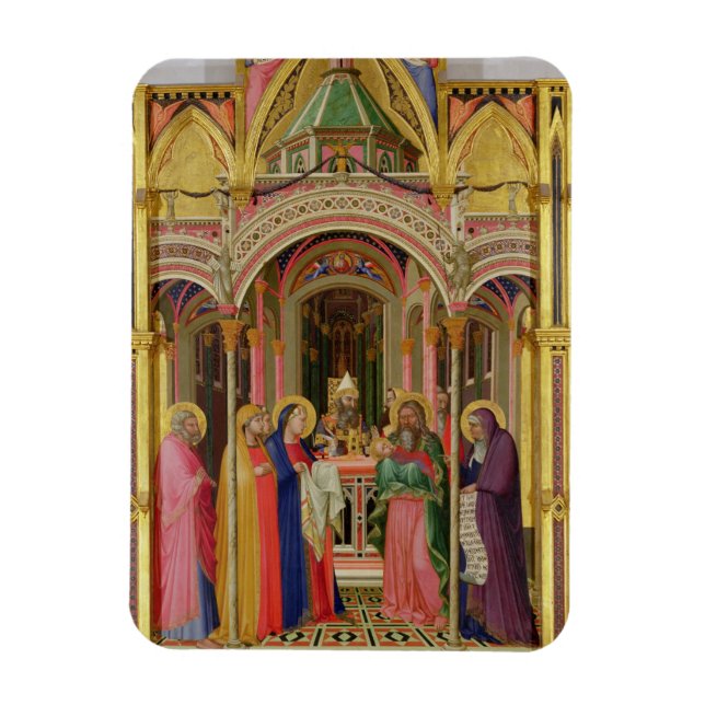 Die Präsentation im Tempel, 1342 (Tempera auf Magnet (Vertikal)
