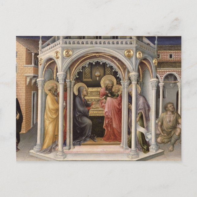 Die Präsentation im Tempel 2 Postkarte (Vorderseite)