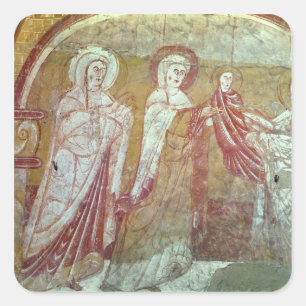 Die Präsentation im Tempel 3 Quadratischer Aufkleber