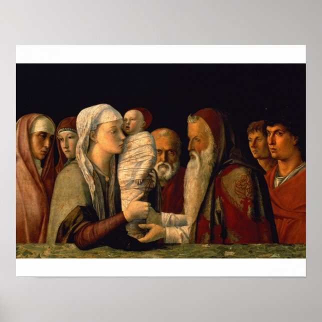 Die Präsentation von Jesus im Tempel Poster (Vorne)