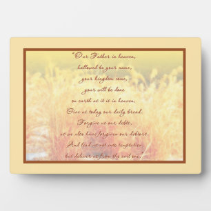 Die Prayer-Ebene des Herrn Fotoplatte