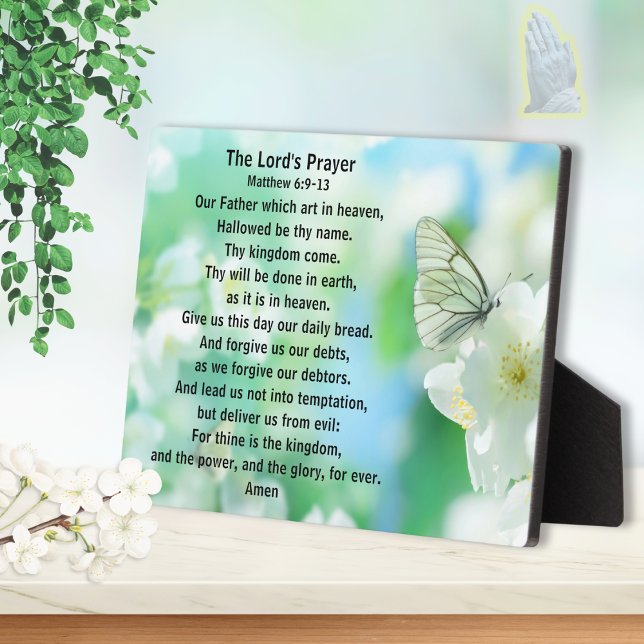 Die Prayer-Plaque des Herrn, Christliche Geschenke Fotoplatte (Von Creator hochgeladen)